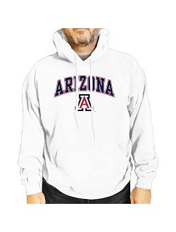 Campus Colors Long Sleeves NCAA Adult Arch & Logo Gameday Unisex Hooded Sweatshirt