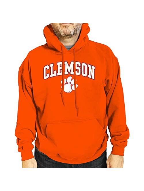 Campus Colors Long Sleeves NCAA Adult Arch & Logo Gameday Unisex Hooded Sweatshirt