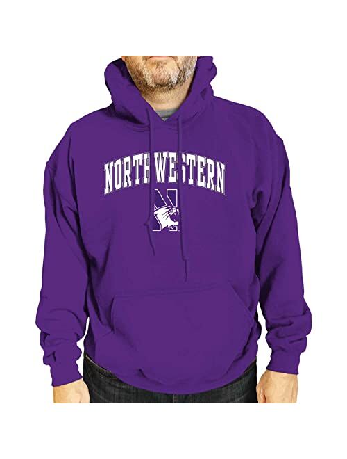 Campus Colors Long Sleeves NCAA Adult Arch & Logo Gameday Unisex Hooded Sweatshirt