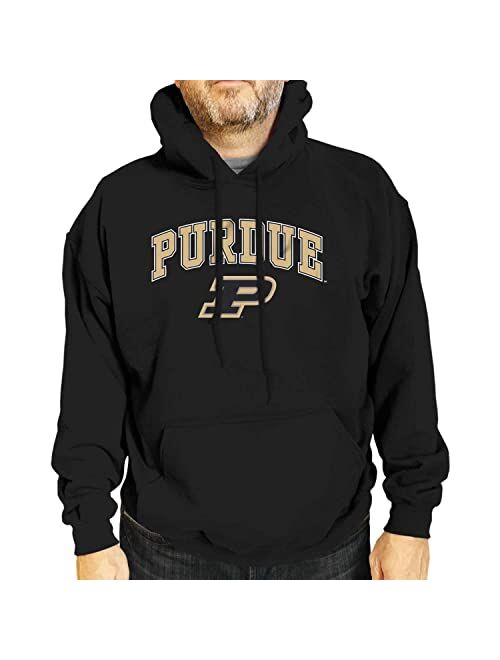 Campus Colors Long Sleeves NCAA Adult Arch & Logo Gameday Unisex Hooded Sweatshirt