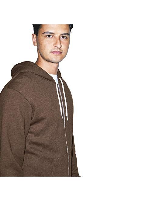 American Apparel Men's Flex Fleece Long Sleeve Zip Hoodie