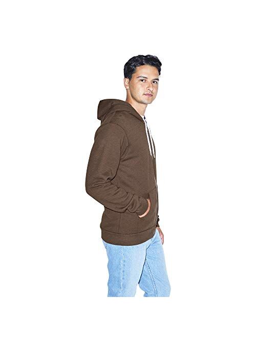 American Apparel Men's Flex Fleece Long Sleeve Zip Hoodie