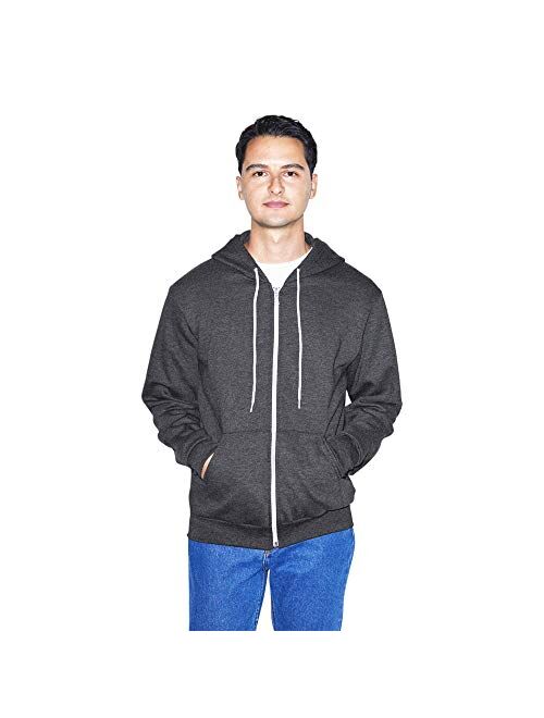 American Apparel Men's Flex Fleece Long Sleeve Zip Hoodie