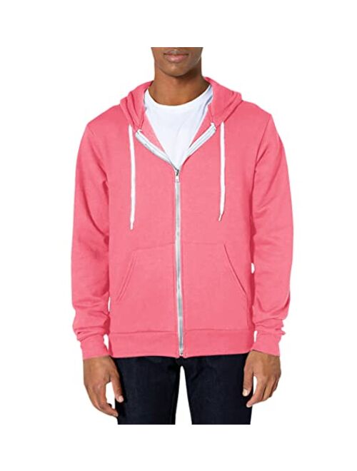 American Apparel Men's Flex Fleece Long Sleeve Zip Hoodie