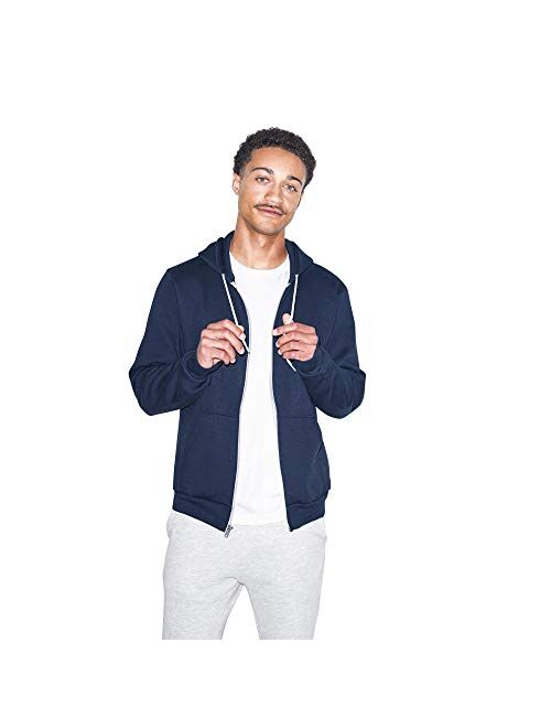 American Apparel Men's Flex Fleece Long Sleeve Zip Hoodie