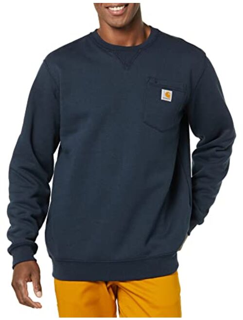 Carhartt Men's Loose Fit Midweight Crewneck Pocket Sweatshirt