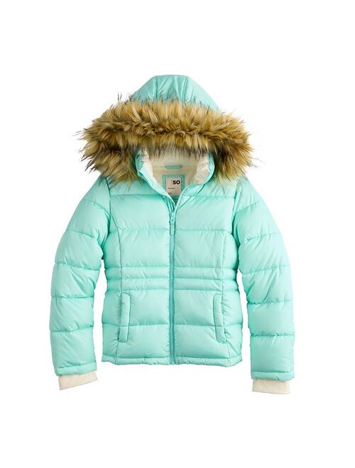 Girls 4-16 SO Heavyweight Puffer Jacket