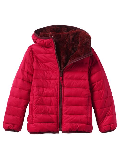 Girls 7-16 Lands' End Reversible Fleece Jacket