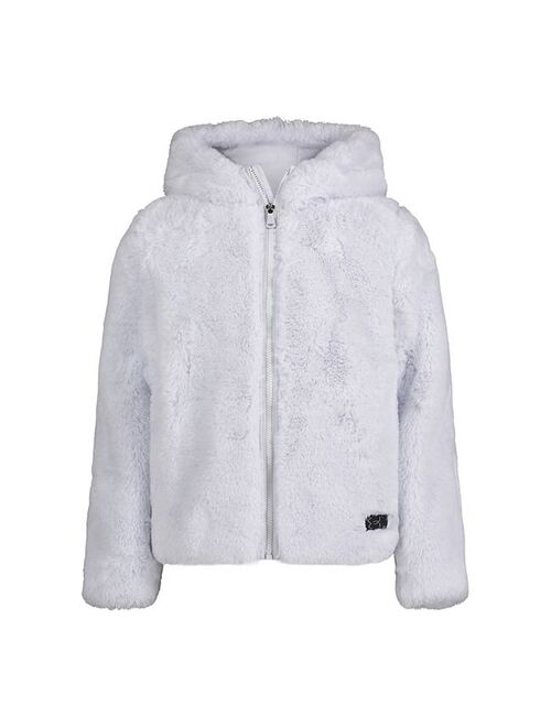 Girls 4-6x Under Armour Cozy Lightweight Faux Fur Zip-Up Hoodie