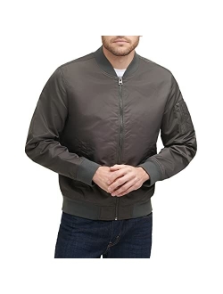 Men's Flight Satin Unfilled Ma-1 Bomber