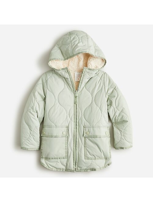 J.Crew Girls' reversible quilted jacket with eco-friendly PrimaLoft