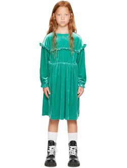 THE CAMPAMENTO Kids Green Frills Dress