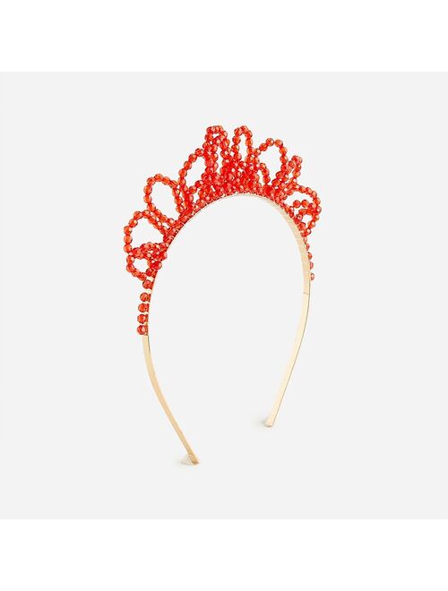 J.Crew Girls' beaded tiara headband