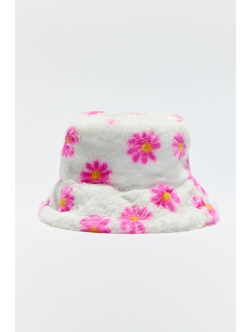 Urban Outfitters Knox Printed Faux Fur Bucket