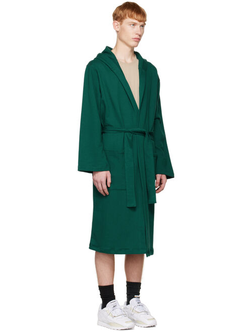 BATHER Green Patch Pocket Robe