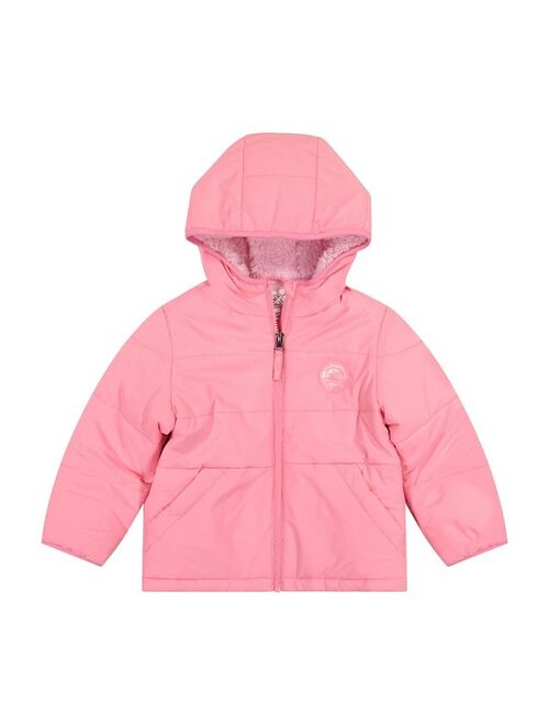 Toddler Girl ZeroXposur Purple Watercolor ZX Mina Puffer Jacket