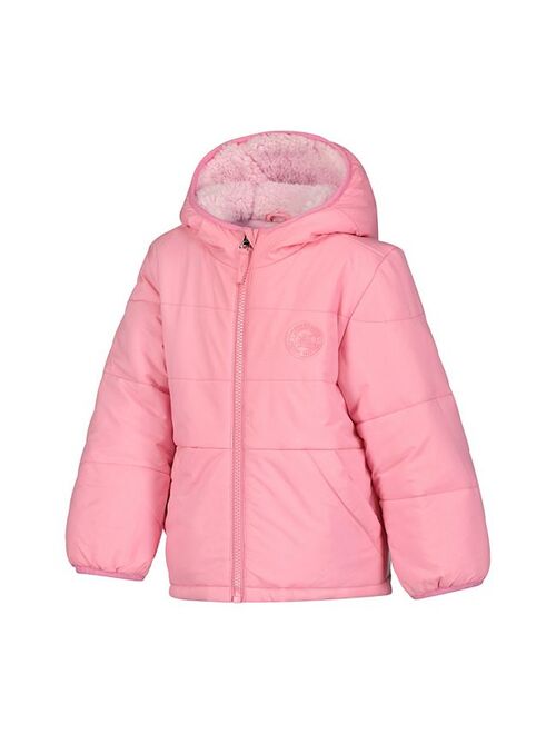 Toddler Girl ZeroXposur Purple Watercolor ZX Mina Puffer Jacket