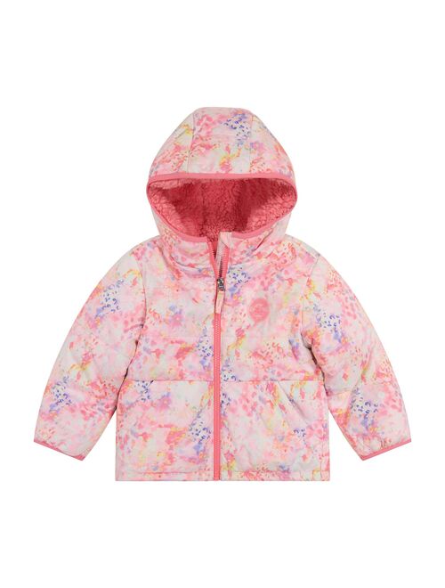 Toddler Girl ZeroXposur Purple Watercolor ZX Mina Puffer Jacket