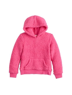 Girls 4-12 Jumping Beans Cozy Sherpa Hoodie