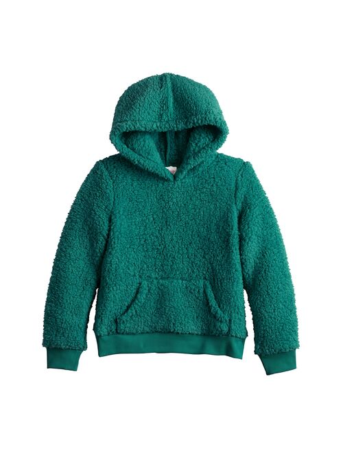 Girls 4-12 Jumping Beans Cozy Sherpa Hoodie