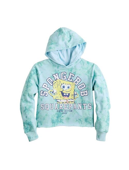 Licensed Character Girls 7-16 Nickelodeon SpongeBob SquarePants Skimmer Hoodie