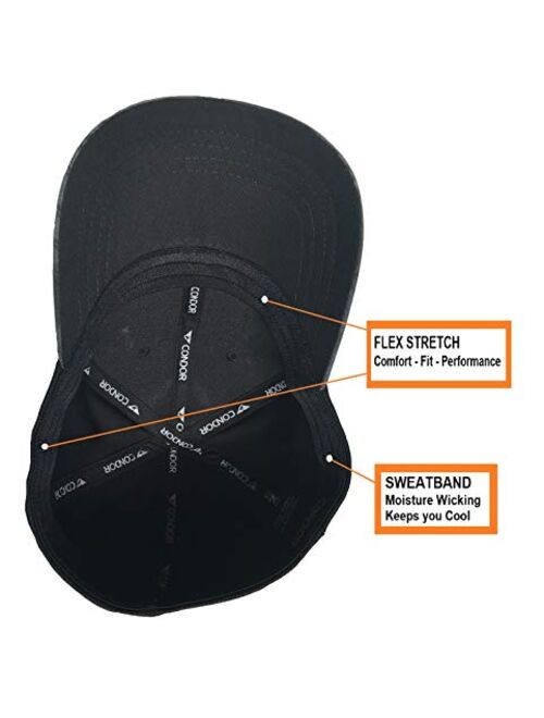 Condor Flex Cap (Navy) - Highly Breathable Two Sizes Fitted Tactical Operator Cap