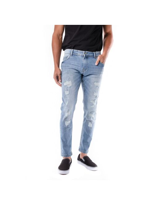 Men's RawX Distressed Stretch Skinny Jeans