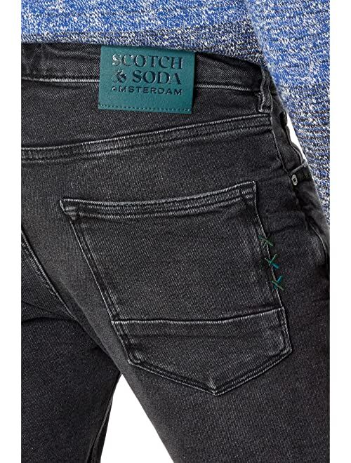 Scotch & Soda Denim Solid Skim Skinny Jeans