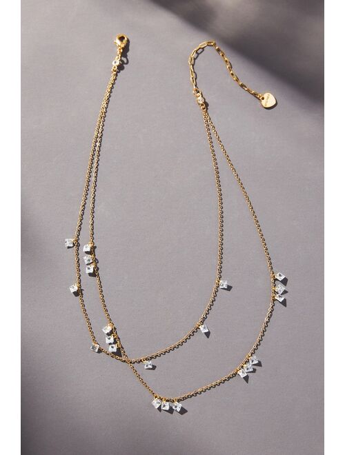 Buy Anthropologie Layered Floating Crystal Necklace online | Topofstyle