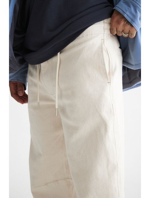 BDG Bowed Cotton Twill Oversized Pant