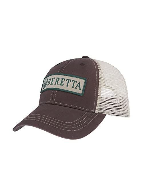 BERETTA Men's Patch Trucker OSFM Cotton-Twill Hunting Casual Hat