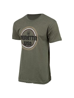 Beretta Retro BUSA Short Sleeve T-Shirt in Soft Jersey Cotton