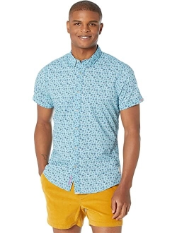 Printed Poplin Short Sleeve Shirt