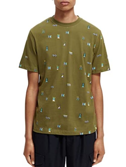 Scotch & Soda Printed Cotton-Jersey T-Shirt