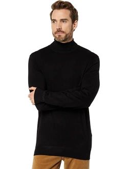 Ecovero Viscose-Blend Turtleneck Pullover