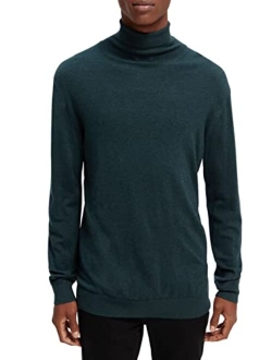 Ecovero Viscose-Blend Turtleneck Pullover