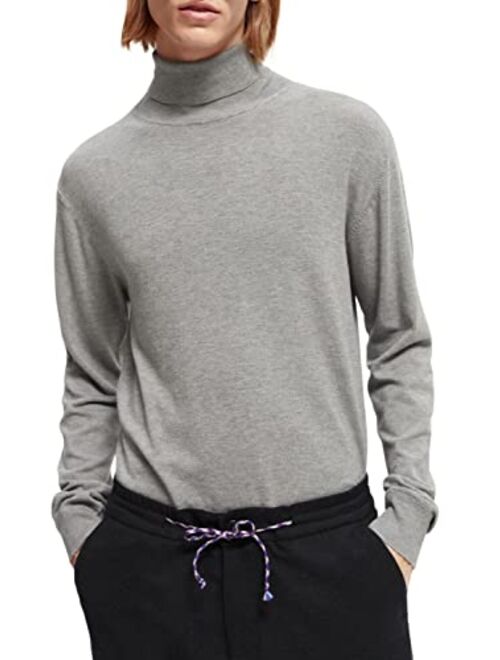 Scotch & Soda Ecovero Viscose-Blend Turtleneck Pullover