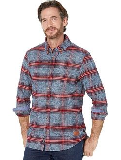 Regular Fit-Striped Flannel Shirt