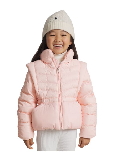 POLO RALPH LAUREN Little Girls and Toddler Girls Ruffled Adjustable Long Sleeves Jacket