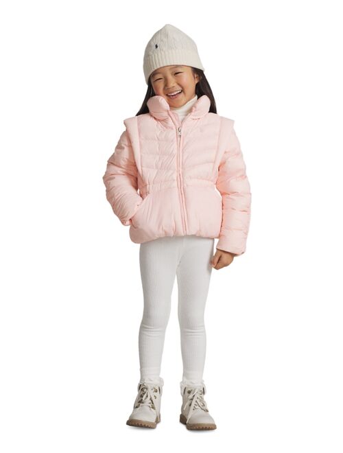 POLO RALPH LAUREN Little Girls and Toddler Girls Ruffled Adjustable Long Sleeves Jacket