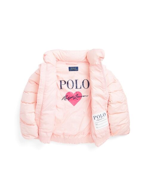 POLO RALPH LAUREN Little Girls and Toddler Girls Ruffled Adjustable Long Sleeves Jacket