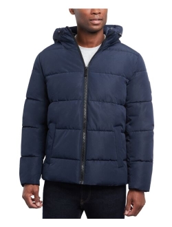 Men's Quilted Hooded Puffer Jacket