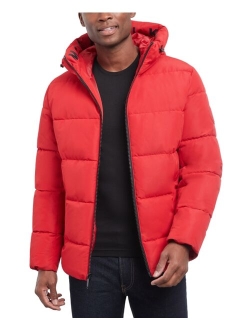 Men's Quilted Hooded Puffer Jacket