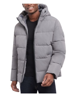 Men's Quilted Hooded Puffer Jacket