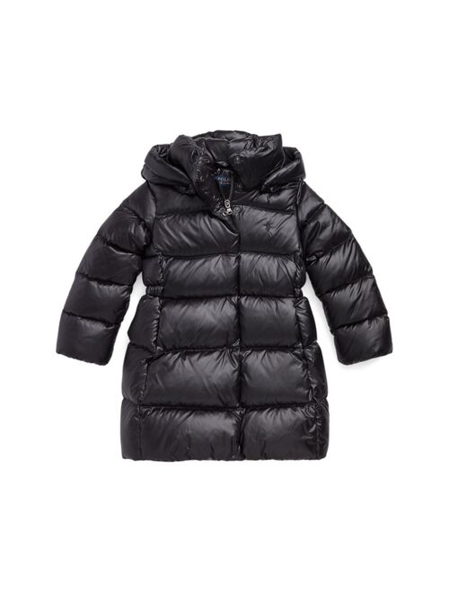 POLO RALPH LAUREN Toddler and Little Girls Water-Resistant Down Long Coat