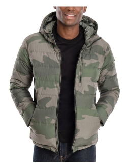 Men's Hooded Puffer Jacket, Created For Macy's