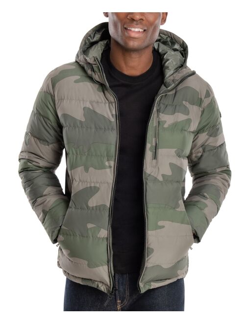 MICHAEL KORS Men's Hooded Puffer Jacket, Created For Macy's