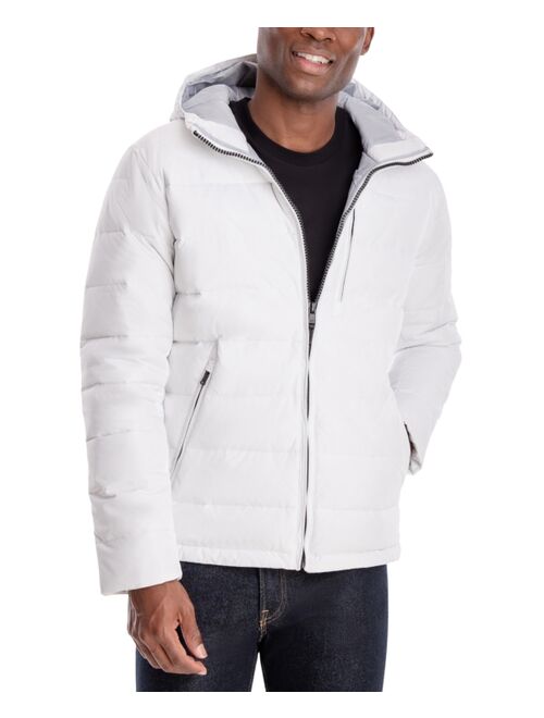 MICHAEL KORS Men's Hooded Puffer Jacket, Created For Macy's