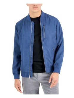 Men's Perforated Bomber Jacket, Created for Macy's