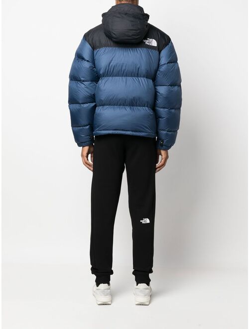 The North Face logo-print padded down jacket